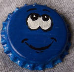 Bottle Caps - Innocent Smiley by ShreyaGirl07