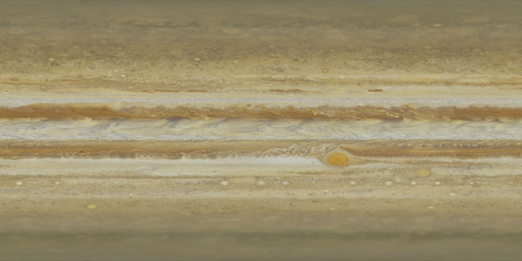 Jupiter True Color Texture Map - Hubble 2015 by FarGetaNik on DeviantArt