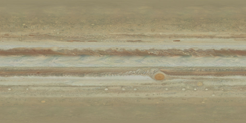 Jupiter True Color Texture Map - Hubble 2015 by FarGetaNik on DeviantArt