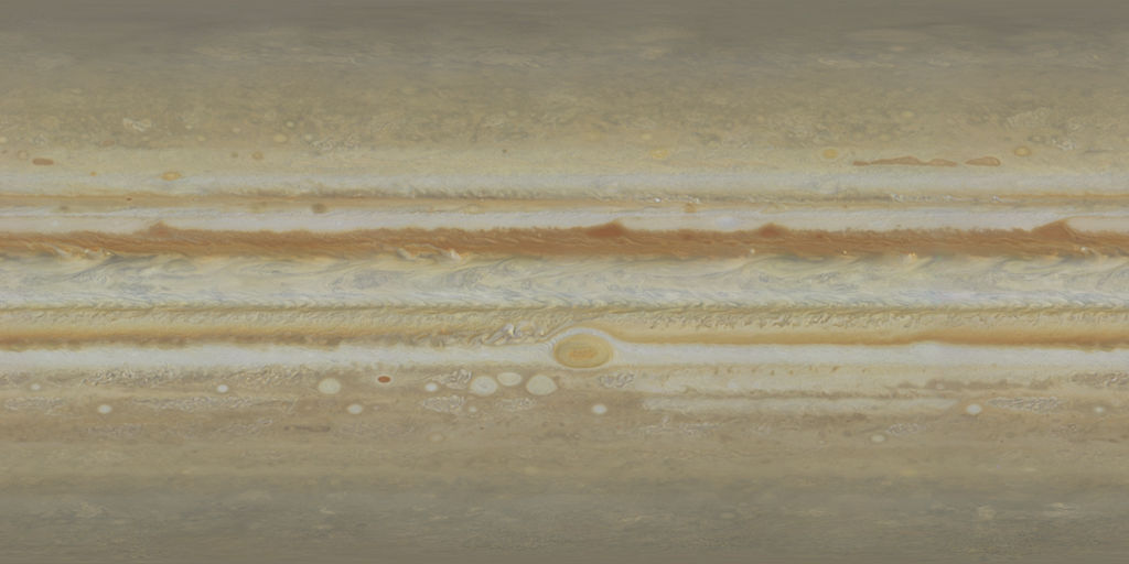 Jupiter True Color Texture Map - Galileo Hubble 95 by FarGetaNik on ...
