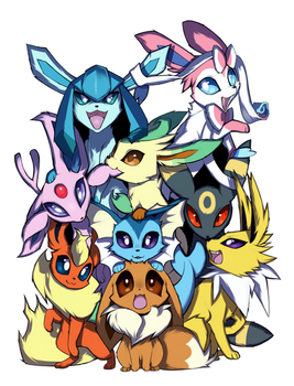 Eeveelution shirt design