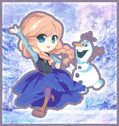 Anna and Olaf