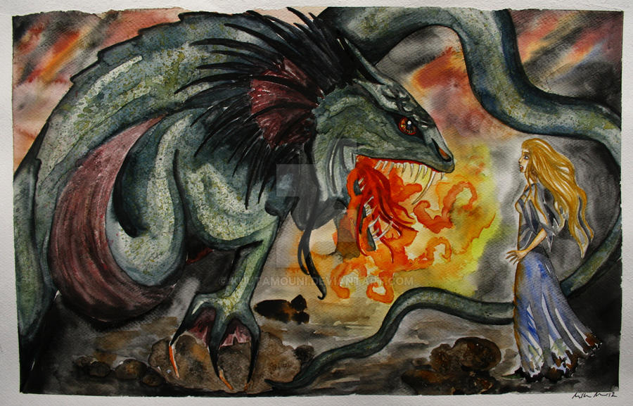 Turin, Nienor and Glaurung by Rylyn84 on DeviantArt