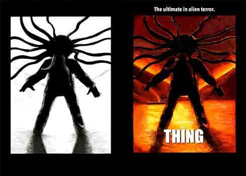 The Thing (1982) Redesigned Film Poster