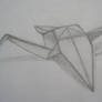 Paper Crane Sketch