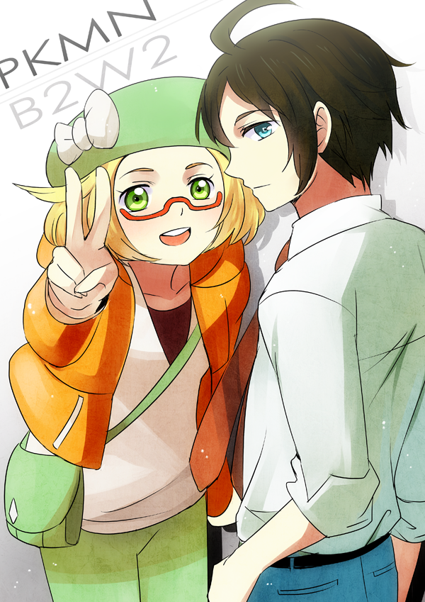 Pkmn Bw2 Gym Leader Cheren And Asst Bel By Meru Chan On Deviantart