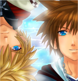 KH2- Roxas and Sora