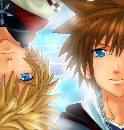 KH2- Roxas and Sora