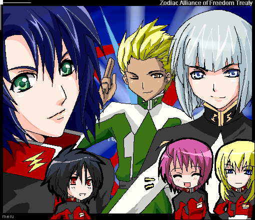 GSD- ZAFT luv by meru-chan