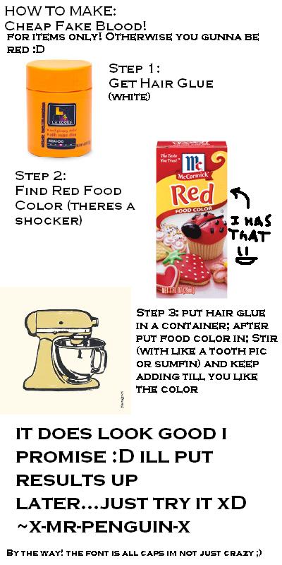 How To: Fake Blood