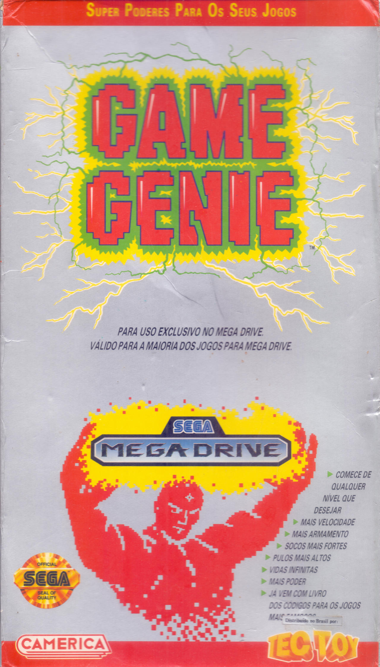 TECTOY GG - Genesis Game Genie Box Cover Front by gamejelly on