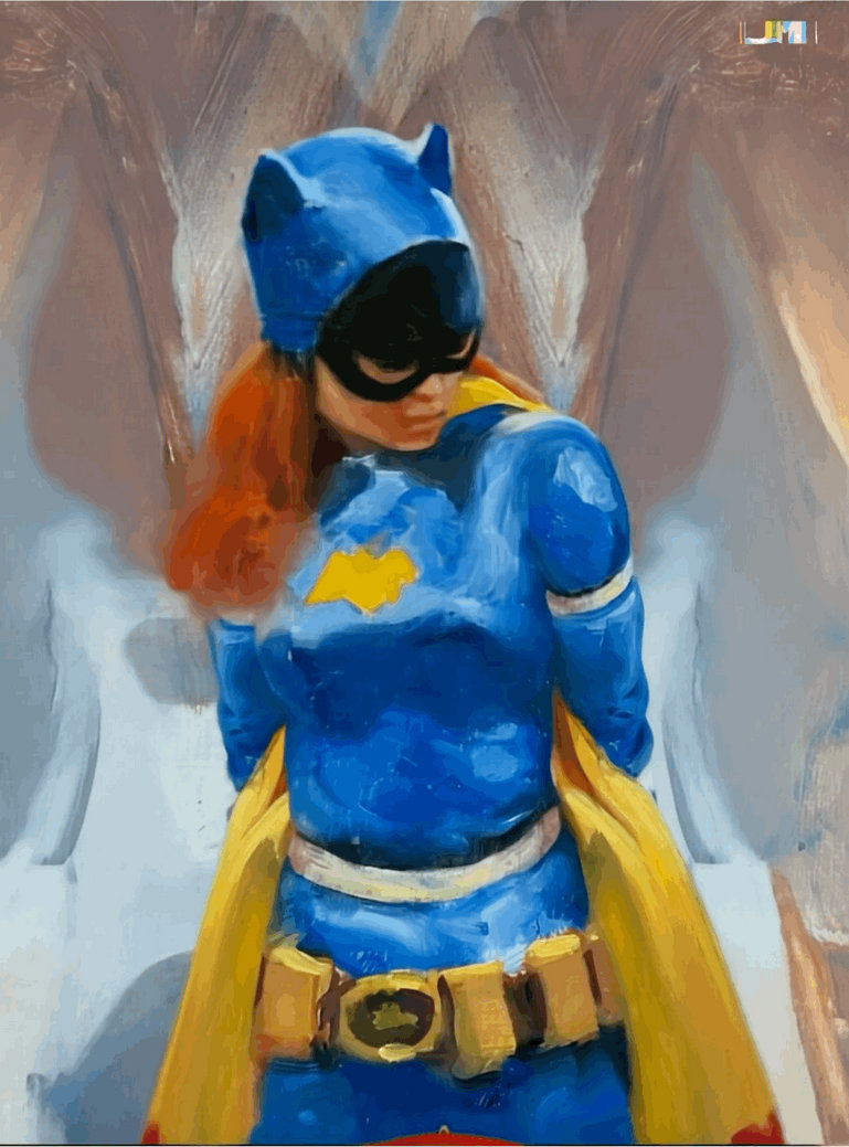 Batgirl - Tied Up - Painting Animation by newuserbats on DeviantArt