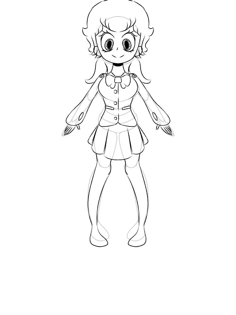 Simple Character Sketch. by Deeformecreep on DeviantArt