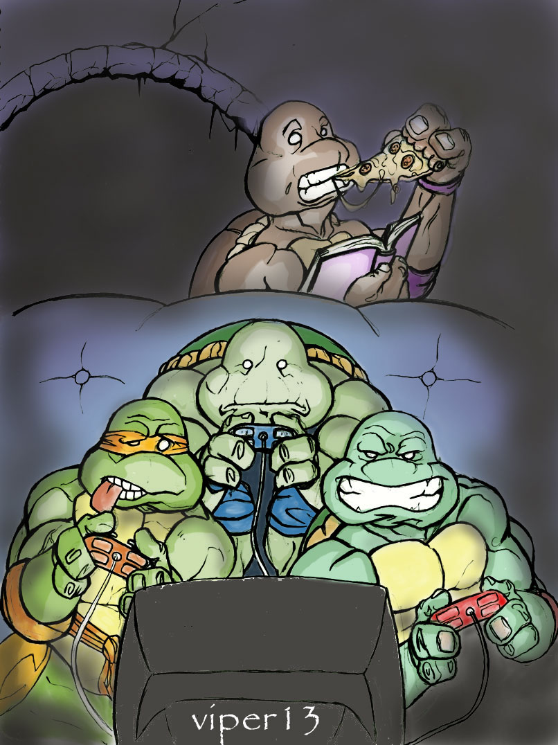 Turtle Power colored