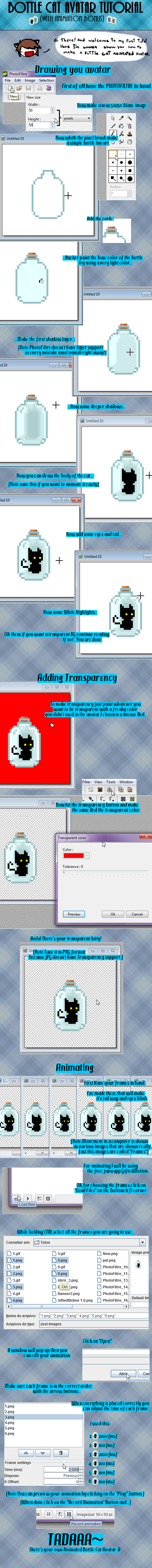 Bottle-Cat Avatar Tutorial