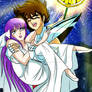 Seiya and Saori