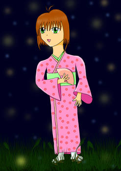 Art Trade - Sakura in kimono