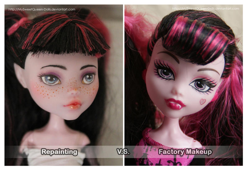 Repainting VS Factory Makeup: Draculaura III