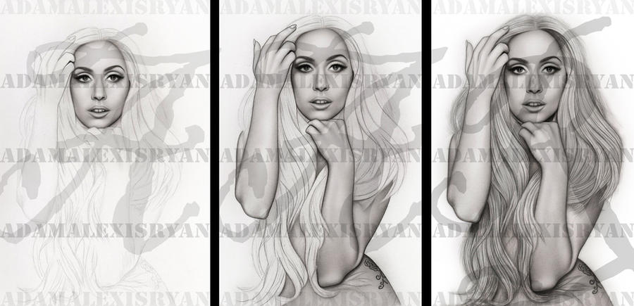 Art In Stages Lady Gaga Vanity Fair Outtake