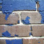 Blue Painted Brick 03