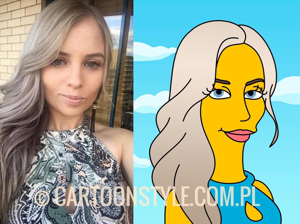 Simpsons Style Portrait By Crtnstyle On Deviantart Simpsons Style Portrait By Crtnstyle On Deviantart