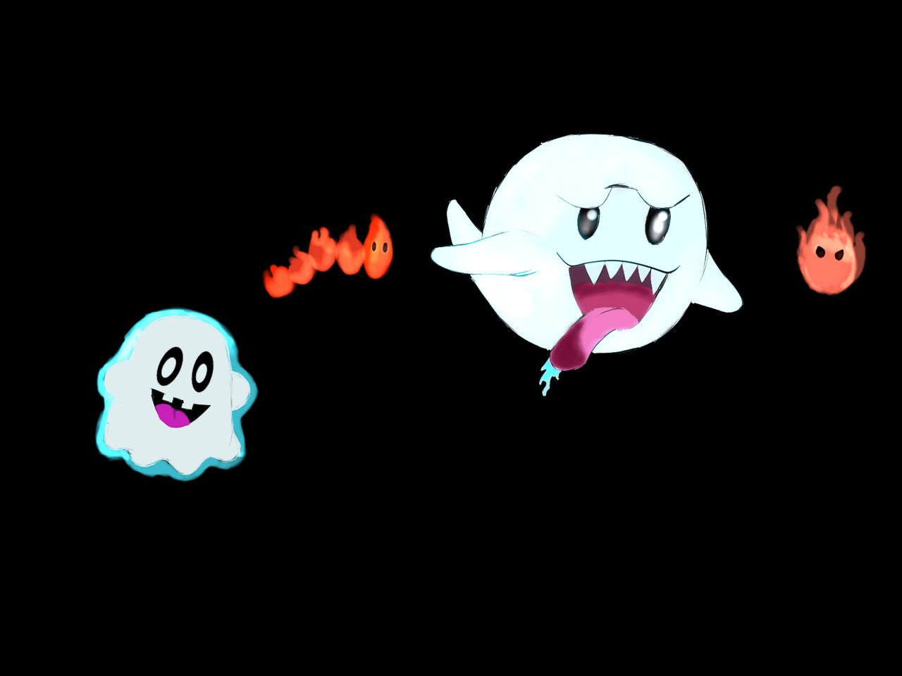 Boo drawing by OzarusFArt on DeviantArt