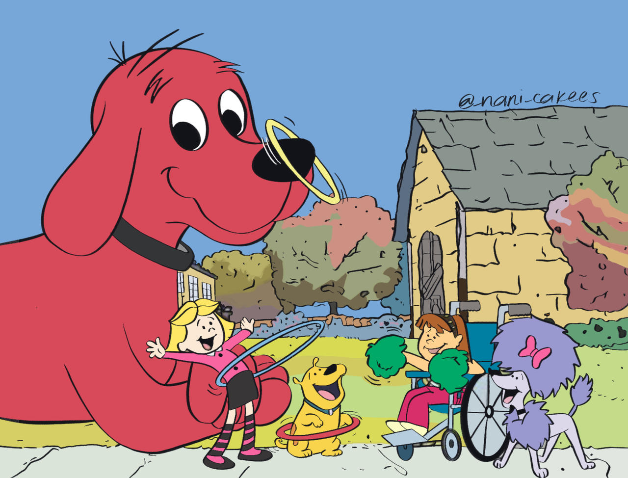 Cleffer Deviantart Clifford The Big Red Dog by NaniDaCreator on DeviantArt