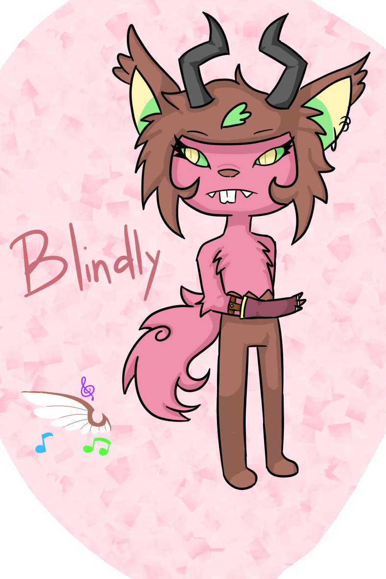 AU!Miniblin!Mystia (Blindly)