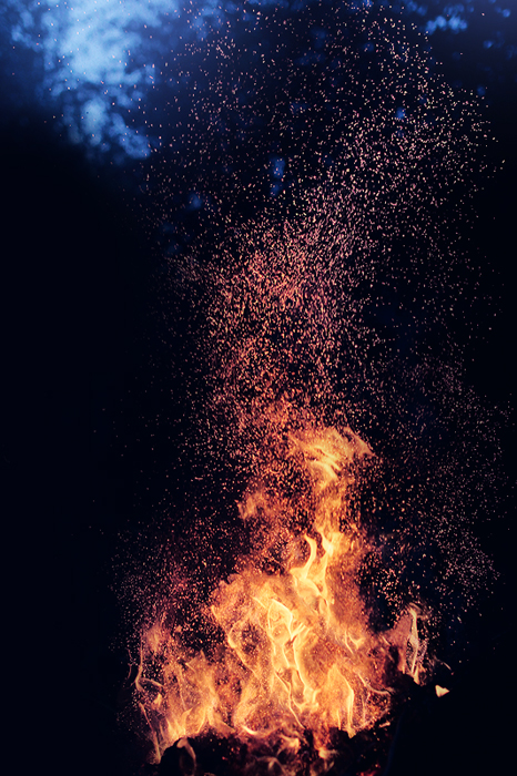 Midsummer bonfire