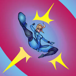 Zero Suit Samus Jump Kick