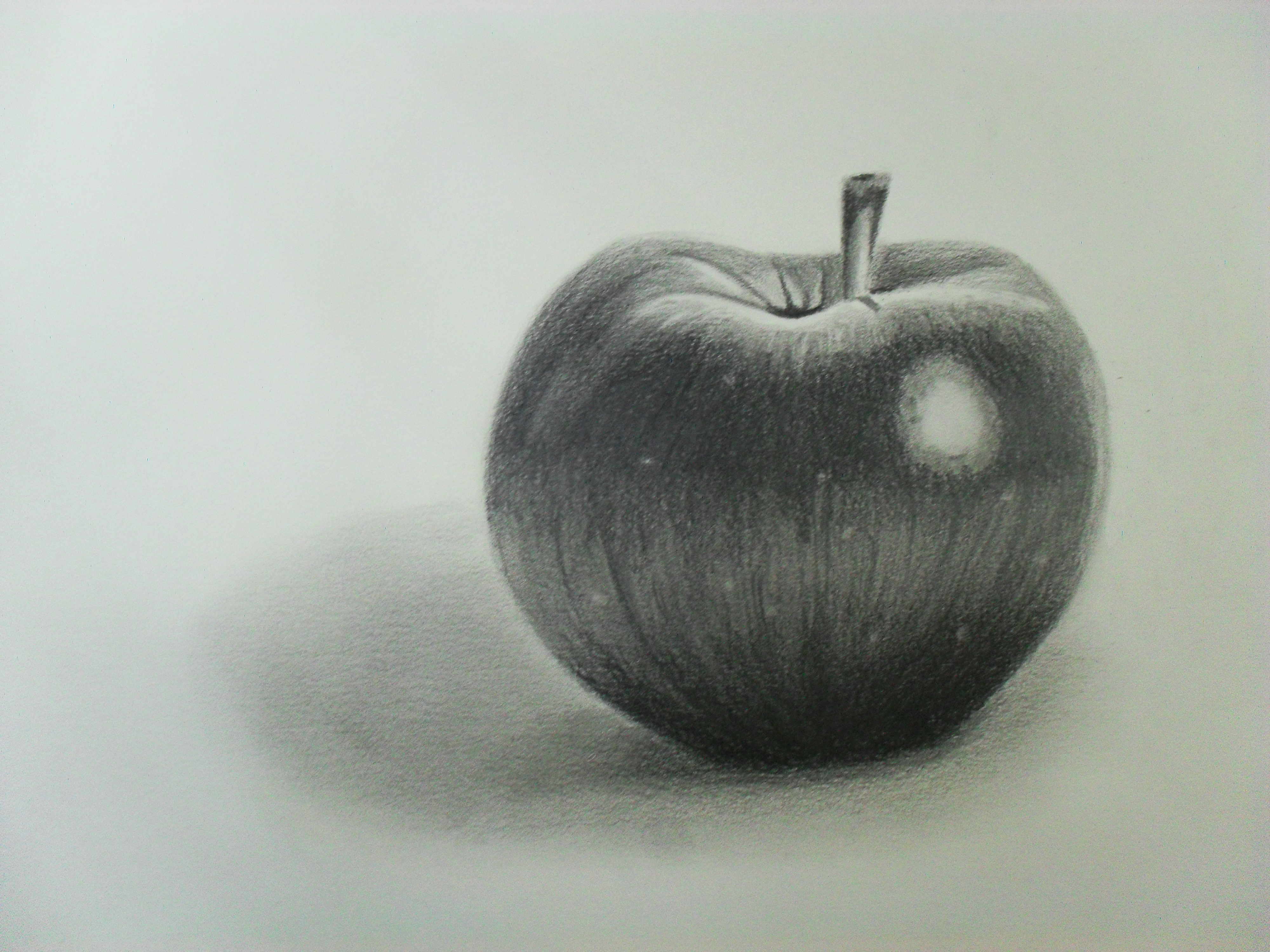 dibujo de una manzana - drawing a apple by lostinlove2277 on DeviantArt dibujo de una manzana - drawing a apple by lostinlove2277 on DeviantArt