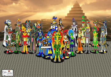 Yucatan-Teteoh-Apu Alliance 01 - Aztec by DragonSnake9989