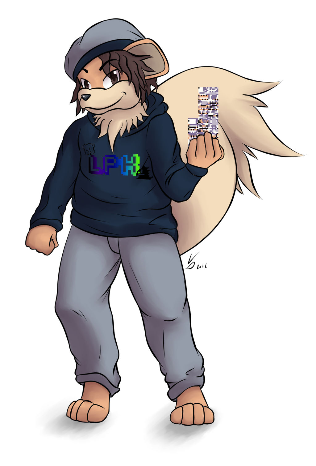 [Gift] Laupok Anthro Growlithe