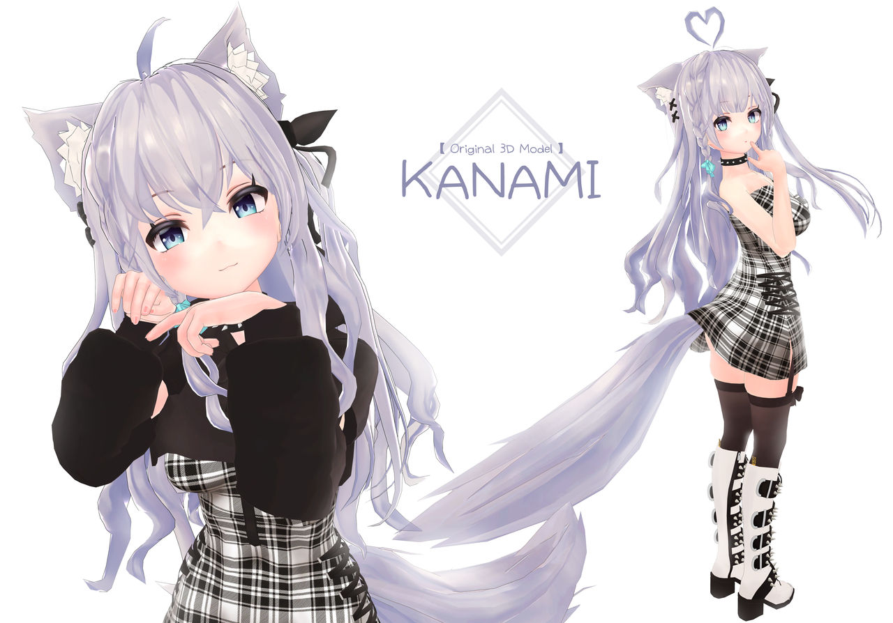 Original 3D Model / 3D Avatar] Kanami  by bnnaaapan on DeviantArt
