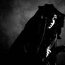 Crow Girl, Witch - monochrome