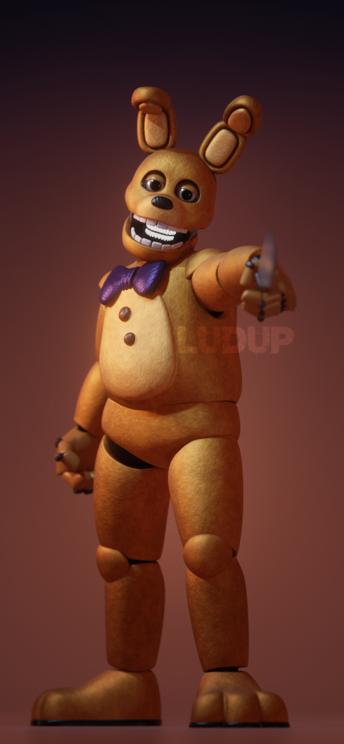SpringBonnie 3D Model by ludup on DeviantArt