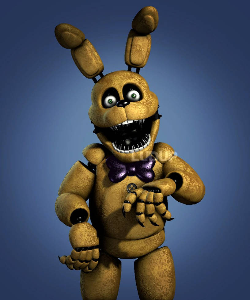 Classic SpringBonnie 2 Plush 3D Model by ludup on DeviantArt