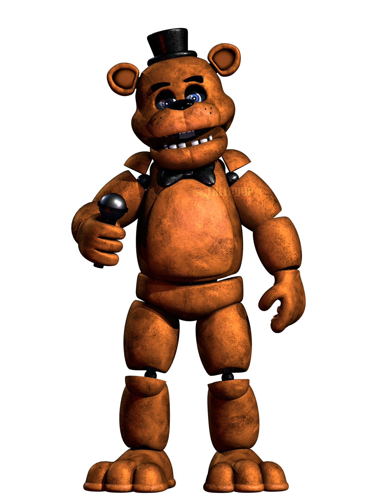 Basic Freddy Classic Freddy 3D Model by ludup on DeviantArt