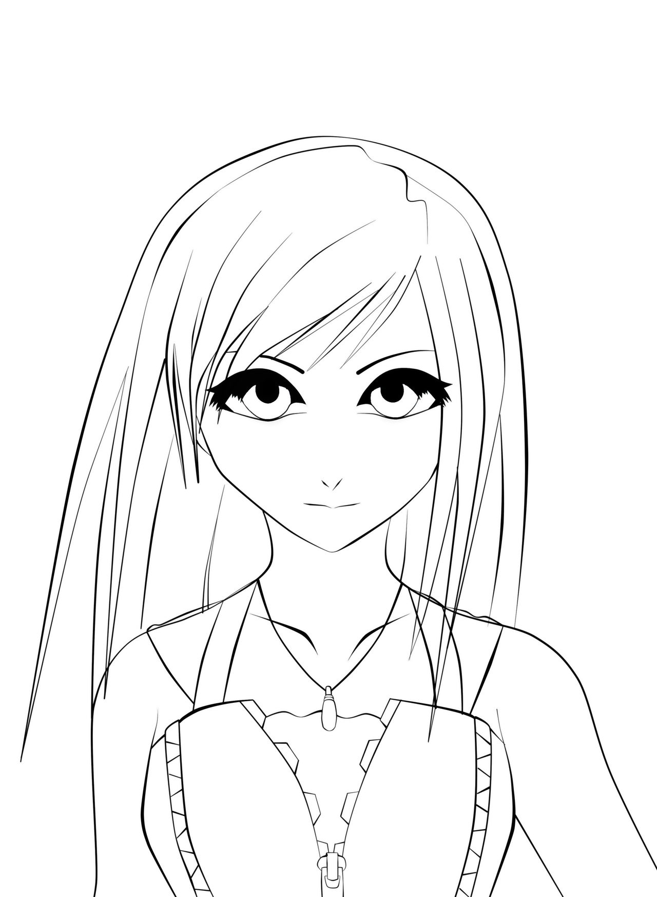 Kairi Lineart