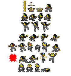 Daftman - Discovery Era - Daft Punk pixel sprites