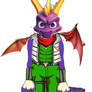 Spyro as fox mccloud