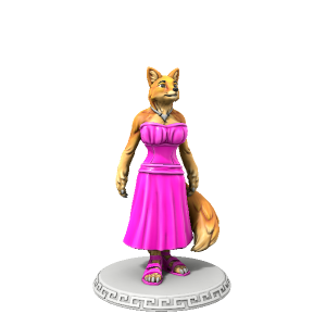 diane foxington pink dress Diane lifting her dress a little by HeroMan655 on DeviantArt