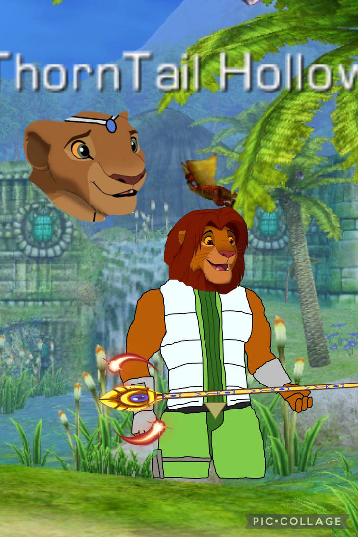 Simba training a staff by EstebanRodriguezbanu on DeviantArt