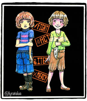 Frisk and Chara