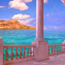 Greek landscape. BG