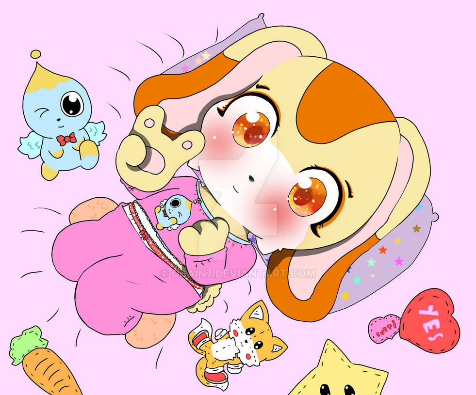 Cream The Rabbit Pyjamas cream pajamas by osain7 on DeviantArt