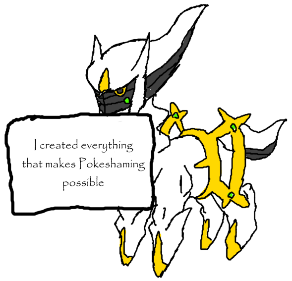 Arceus Pokeshaming