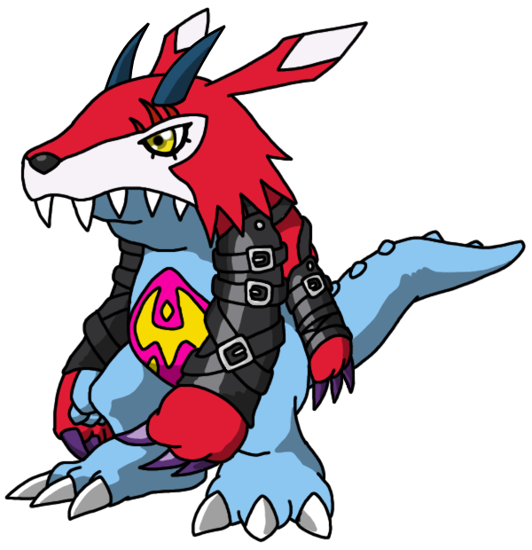 Digimon Ridable Ridemon by BatterymanAAA on DeviantArt