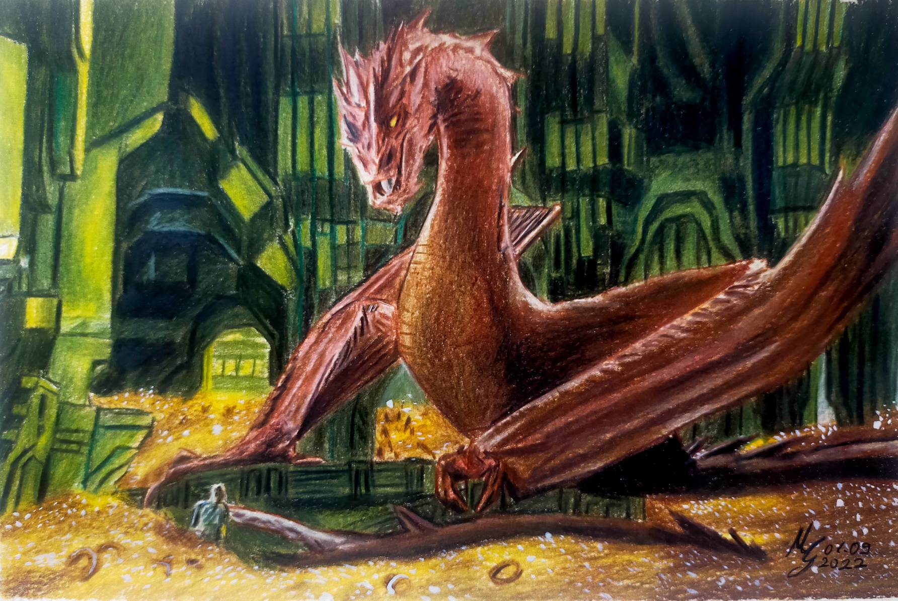 Smaug By Suzuranart On DeviantArt smaug-by-suzuranart-on-deviantart