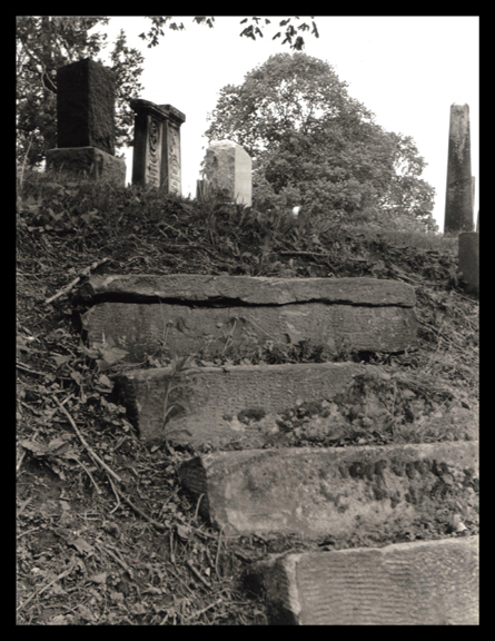 Stairway in the cemetery